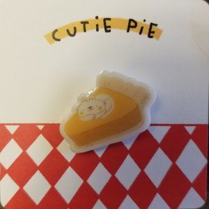 ❤️NWT Cutie Pie Handmade Acrylic Pin